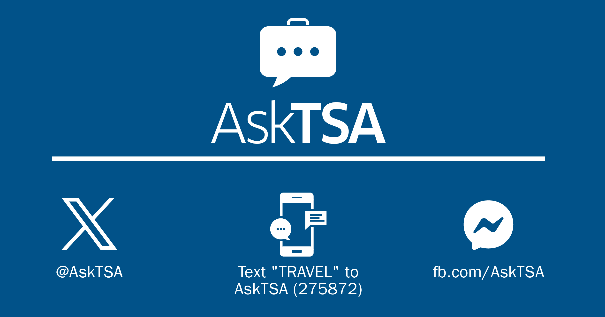 Ask TSA box