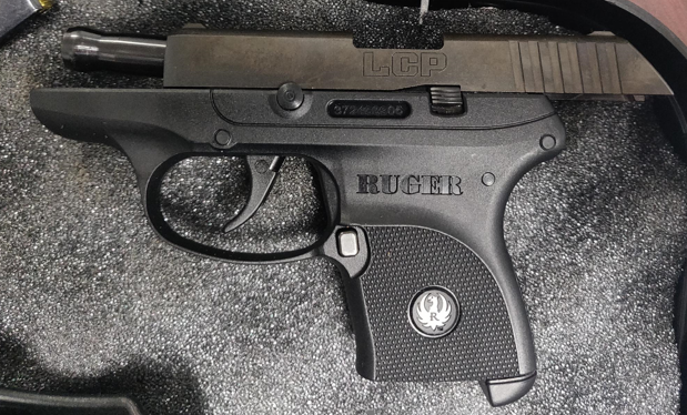 TSA officers at Norfolk International Airport prevented a traveler from bringing this loaded handgun onto a flight in February. (TSA photo)