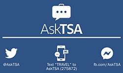 Ask TSA box