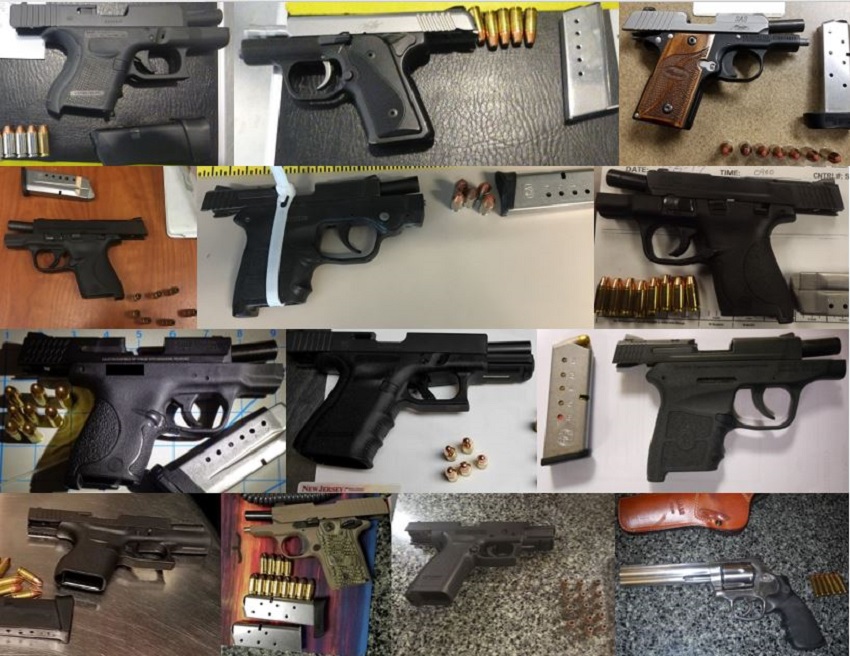 TSA discovered 77 firearms over the last week in carry-on bags around the nation. Of the 77 firearms discovered, 72 were loaded and 23 had a round chambered. 