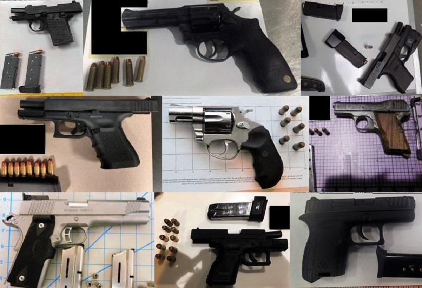 TSA discovered 70 firearms over the last week in carry-on bags around the nation. Of the 70 firearms discovered, 57 were loaded and 16 had a round chambered. 