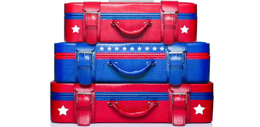 Patriotic Suitcases