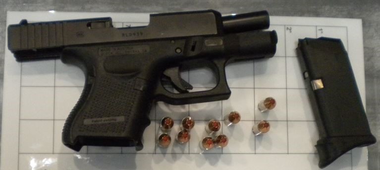 TSA officers at BUR discovered this .9mm Glock handgun Wednesday, September 7 in carry-on luggage of traveler headed to SFO.