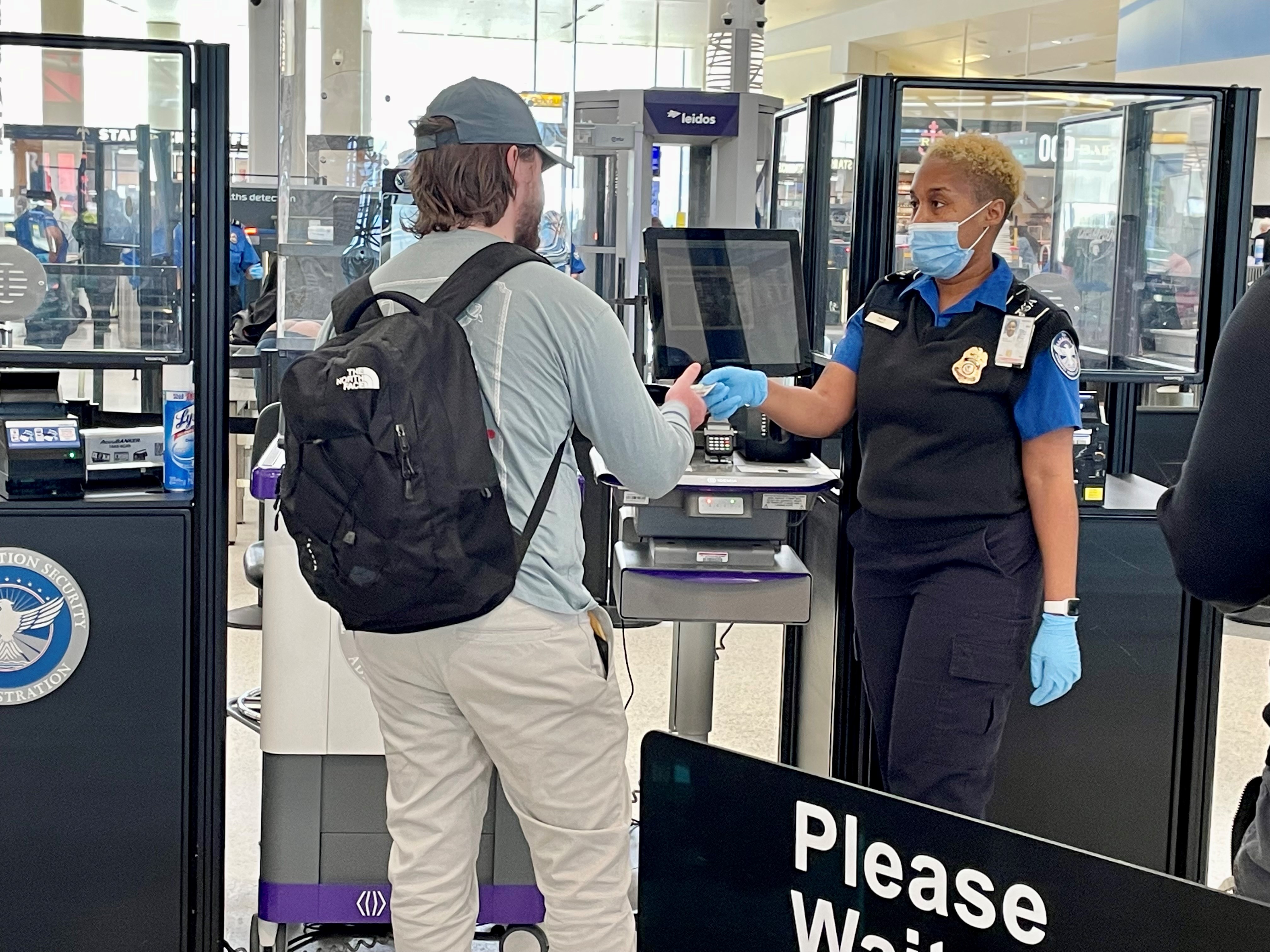 Current TSA security checkpoint at BWI Airport. (TSA photo)