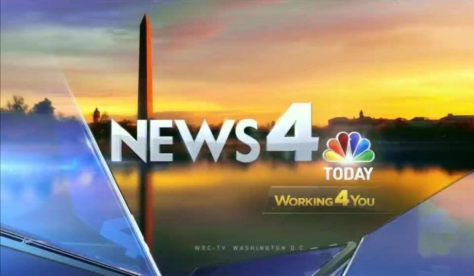 A photo of Coffman used by the Washington D.C. NBC affiliate as a graphic on their morning show news. (Photo by Michael Coffman)