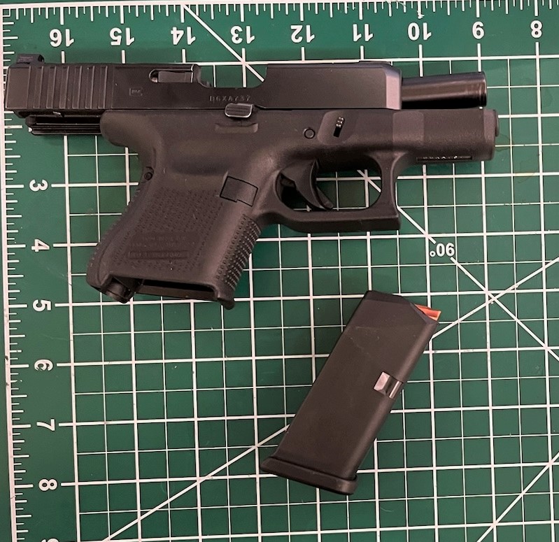 TSA officers detected this firearm at the Reagan Airport checkpoint on April 5. (TSA photo)