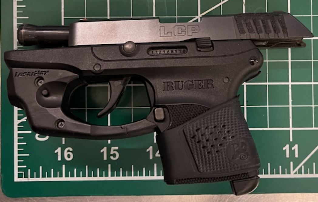 TSA officers detected this firearm at the Reagan Airport checkpoint on April 7. (TSA photo)