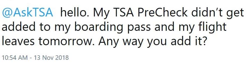  TSA Pre✓®