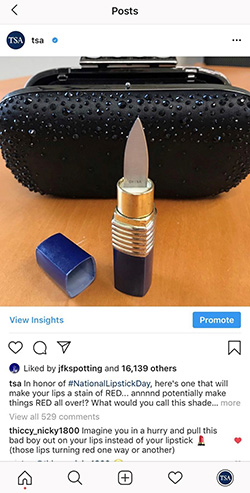 Concealed Weapon in lipstick