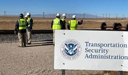 TSA representatives and partners from other government agencies at the Surface Transportation Security Readiness Facility in Pueblo, Colorado. (Photo by Melvin Carraway)