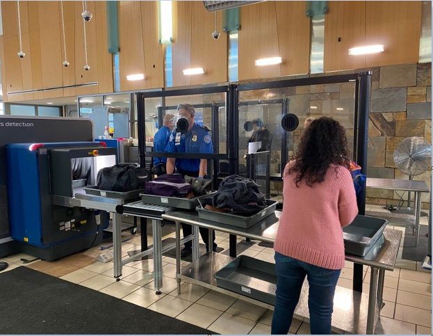 Acrylic barriers installed at Will Rogers World Airport TSA security  checkpoints to help protect workforce and passengers from COVID-19 | Transportation  Security Administration