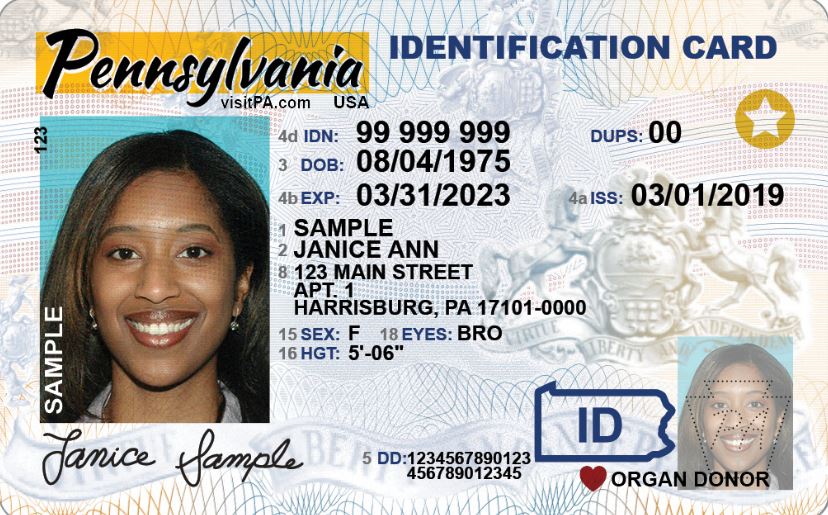pennsylvania real id drivers license