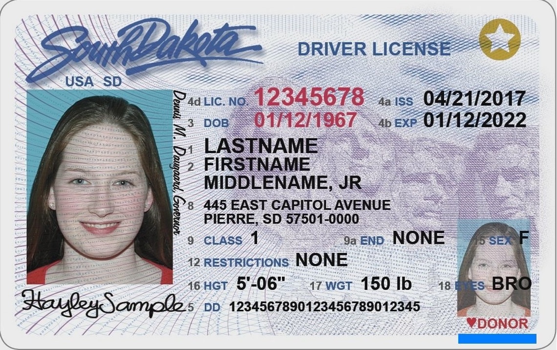 South Dakota Residents Will Need Real Id Compliant Driver License