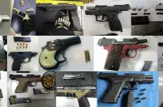 TSA discovered 80 firearms in carry-on bags around the nation last week. Of the 80 firearms discovered, 71 were loaded and 25 had a round chambered. 