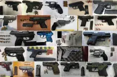 TSA discovered 94 firearms in carry-on bags around the nation last week. Of the 94 firearms discovered, 78 were loaded and 34 had a round chambered. 