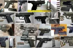 TSA discovered 90 firearms in carry-on bags around the nation last week. Of the 90 firearms discovered, 73 were loaded and 35 had a round chambered. 