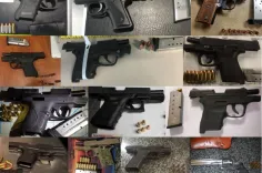 TSA discovered 77 firearms over the last week in carry-on bags around the nation. Of the 77 firearms discovered, 72 were loaded and 23 had a round chambered. 