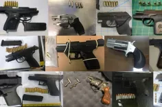 TSA discovered 66 firearms over the last week in carry-on bags around the nation. Of the 66 firearms discovered, 56 were loaded and 25 had a round chambered. 
