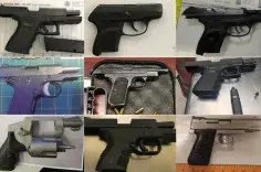 Firearms discovered by TSA from December 1 to 9