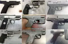 guns discovered at TSA checkpoints