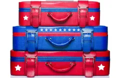 Patriotic Suitcases