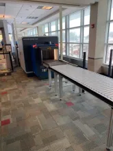 A new computed tomography (CT) checkpoint scanner at Dane County Regional Airport. (TSA photo)