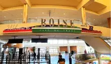 Boise International Airport main lobby.  (Photo by Dee Dee Krakowski)