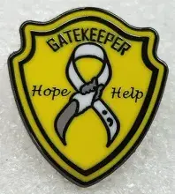 The pin designed and worn by TSA Team Nevada Gatekeeper team. “It’s simple, subtle but can be seen, which is what we expect of a Gatekeeper,” said Scott Hegyes, who leads Nevada’s OPR efforts.