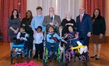 Louisiana TSA Program Specialist and family awarded Governor’s Outstanding Leadership in Disabilities Family of the Year