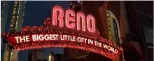 Welcome to Reno sign in downtown Reno, Nevada (TSA File photo)
