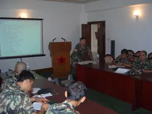 Chief Warrant Officer Two Dwayn Hanford teaches Intelligence Analysis and Counterterrorism at the Royal Nepalese Intelligence Academy.