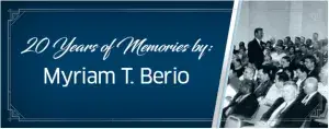 Assistant Federal Security Director Myriam T. Berio shares a TSA memory 