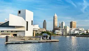 The downtown Cleveland skyline. (Shutterstock image)