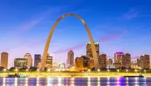 The Gateway Arch, St. Louis, Missouri. (Image by Shutterstock)