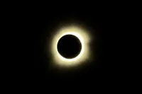 Eclipse photo taken by TSA AUS Financial Specialist Brian Irsik at his home near lake Georgetown with an iPhone 15 pro plus. 