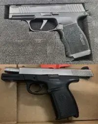 These are two of the guns stopped in July. 