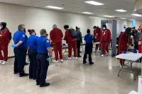 Alabama players being screened