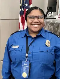 2022 Transportation Security Officer of the Year Chelsea Scott (Photo by Carie Muirhead)