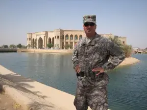 Navy Lieutenant Commander Brian Cahill deployed to Iraq between 2008 and 2009. (Photo courtesy of Brian Cahill)