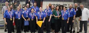 Team Caribbean earned the gold and the new traveling trophy by taking first place at the 2023 TSA National Olympics. (Photo by Tamsen Martin)