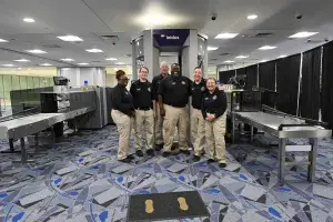 TSA Academy West instructors in the newest building’s training room. (Photo courtesy of TSA)