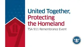 TSA 9/11 remembrance video image
