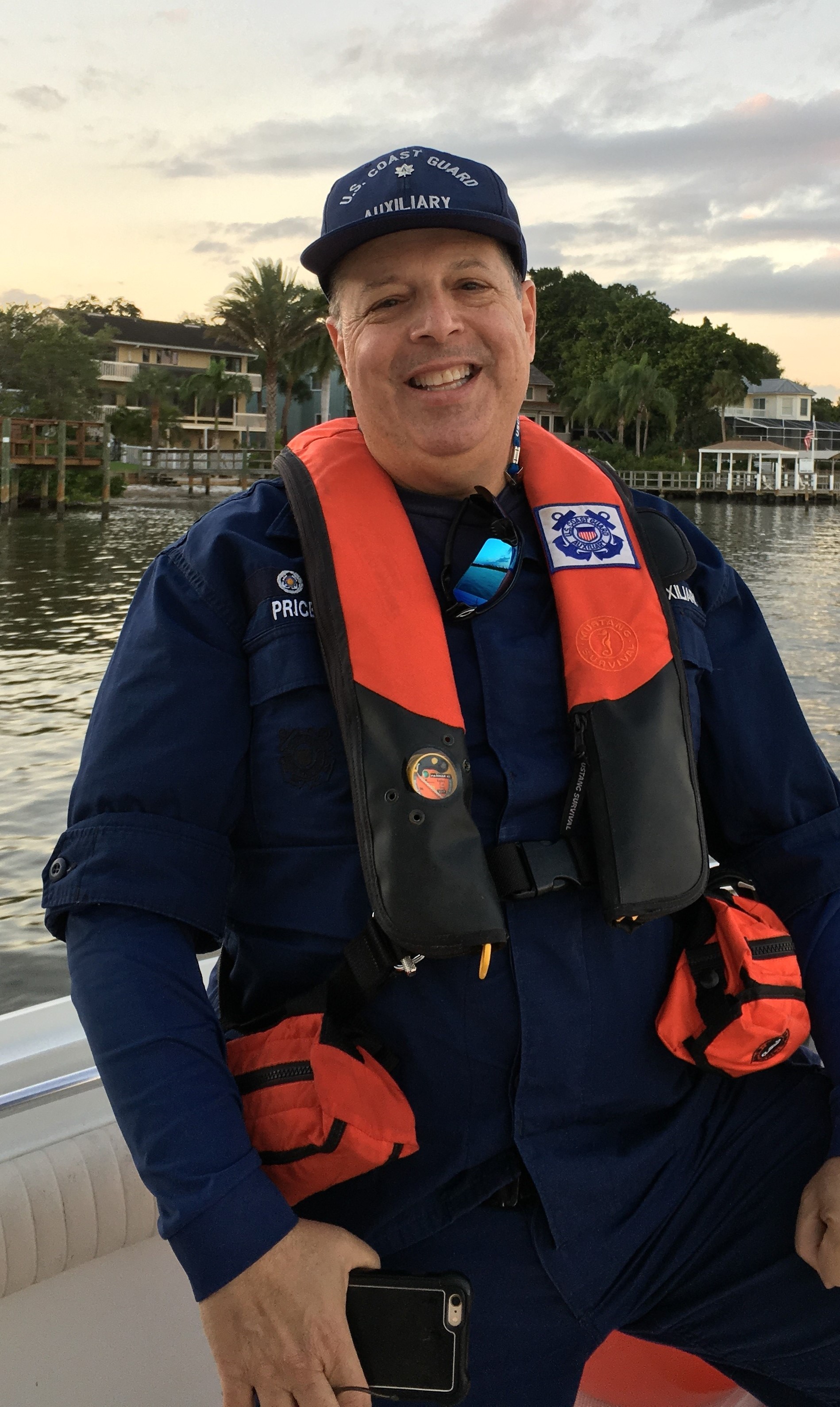 Murray Price in his Coast Guard capacity as Boat Crew